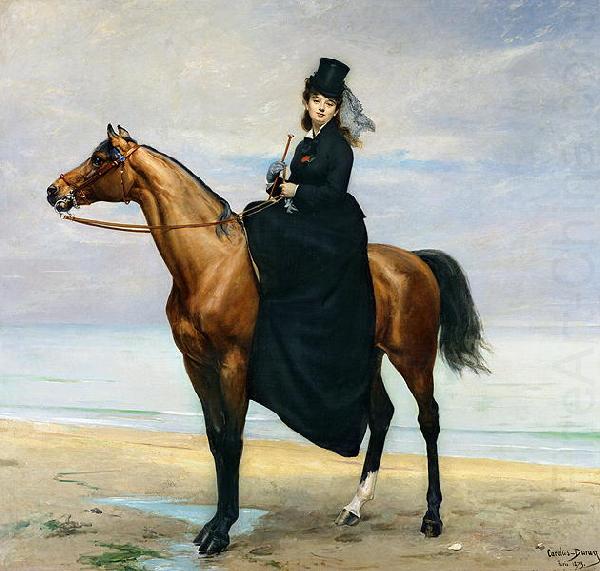 Asher Brown Durand Equestrian Portrait of Mademoiselle Croizette china oil painting image